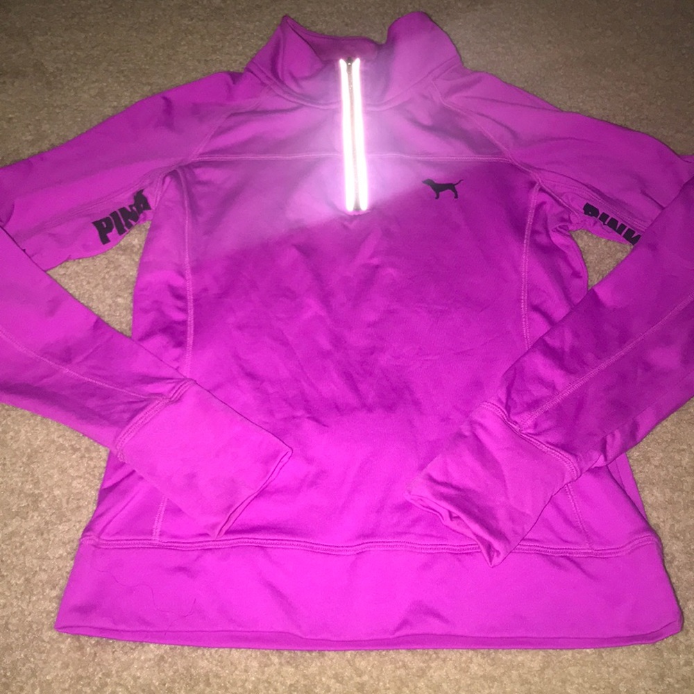 Hot pink VS PINK long sleeve Ultimate shirt